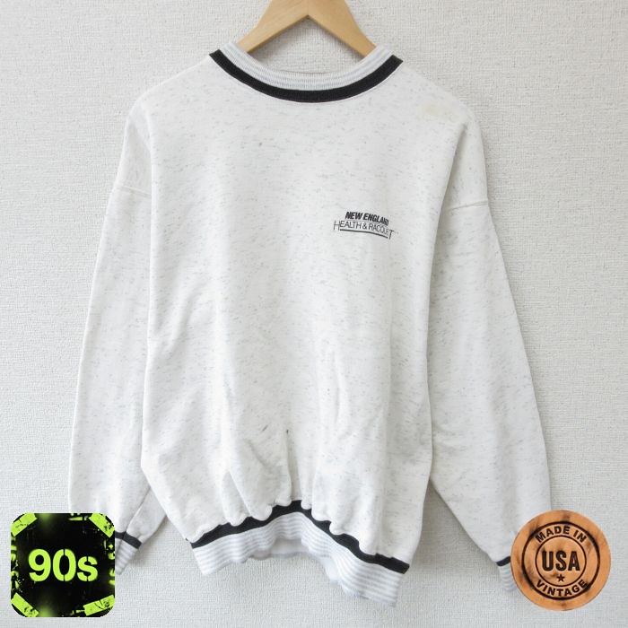 90s 長袖スウェット ニューイングランド グレー XL | 古着