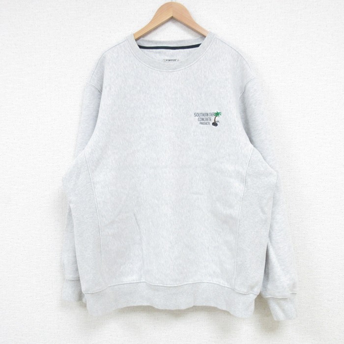 グレー霜降りスウェット ヤシの木 XL | 古着
