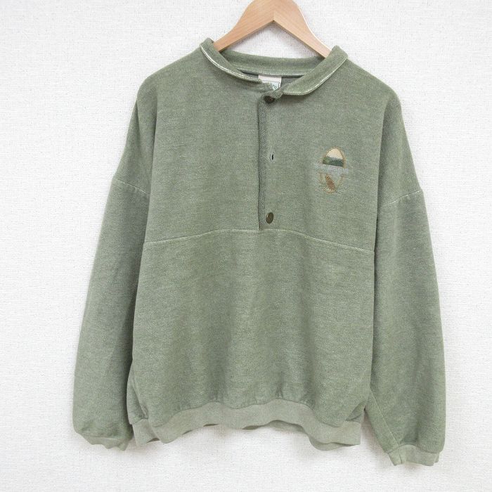 00s 長袖トップス 薄緑 XL | 古着