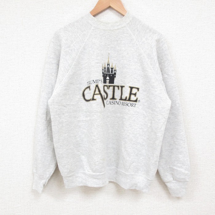 TULTEX 80s 長袖スウェット CASTLE グレー M | 古着