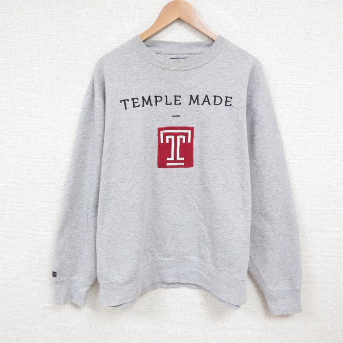 【50%OFF】XL★古着 ジャンスポーツ 長袖 スウェット メンズ 00年代 00s T 大きいサイズ クルーネック グレー 霜降り 25may27 中古 スエット トレーナー トップス