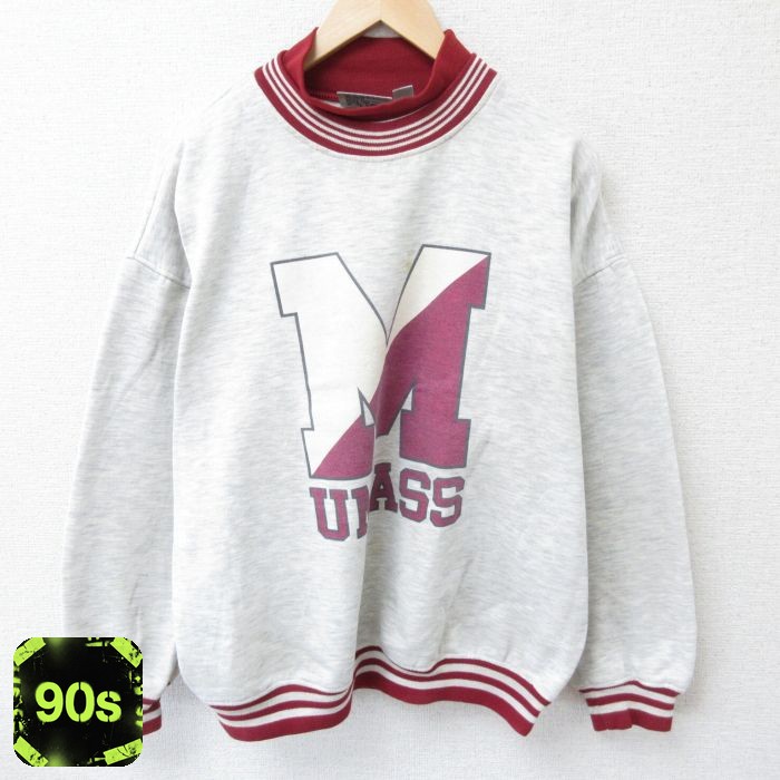 90s 長袖スウェット 霜降り グレー XL | 古着