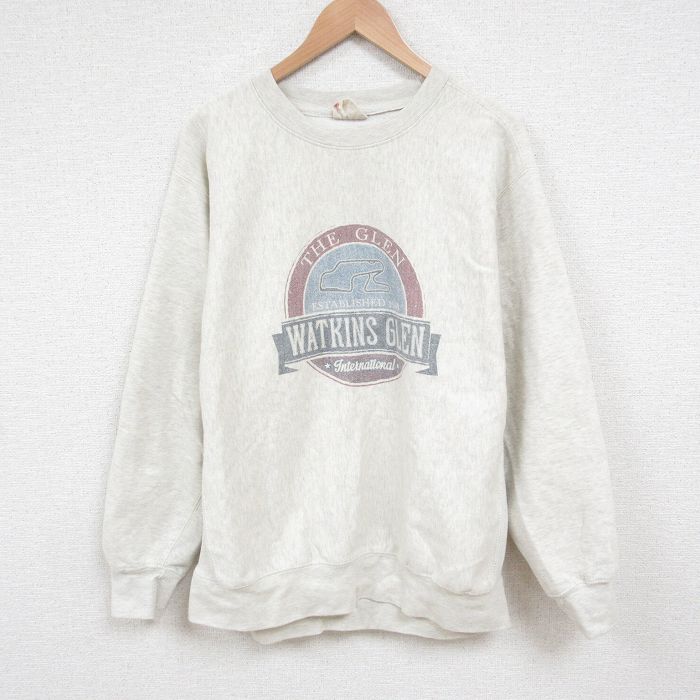 MVスポーツ 00s 長袖スウェット THE GLEN グレー XL | 古着