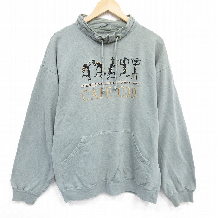 チャンピオン 90s 長袖スウェット ケープコッド グリーン L | 古着