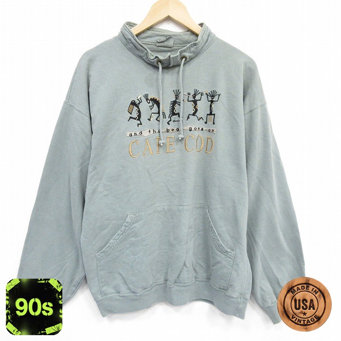 チャンピオン 90s 長袖スウェット ケープコッド グリーン L | 古着