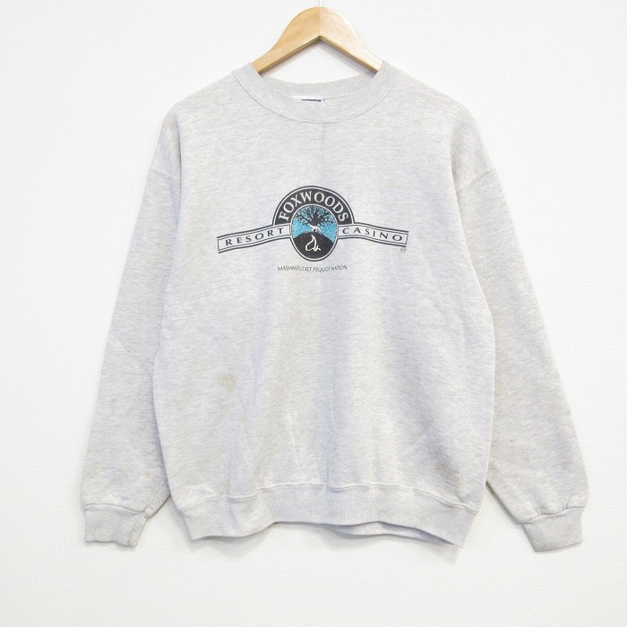 【50%OFF】リー 90s 長袖スウェット リゾートカジノ グレー L | 古着