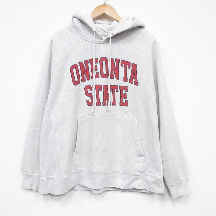 MVスポーツ 00s 長袖パーカー ONEONTA グレー XL | 古着