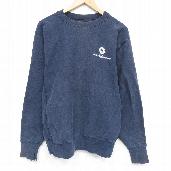 【50%OFF】00s 長袖スウェット ネイビー XL | 古着