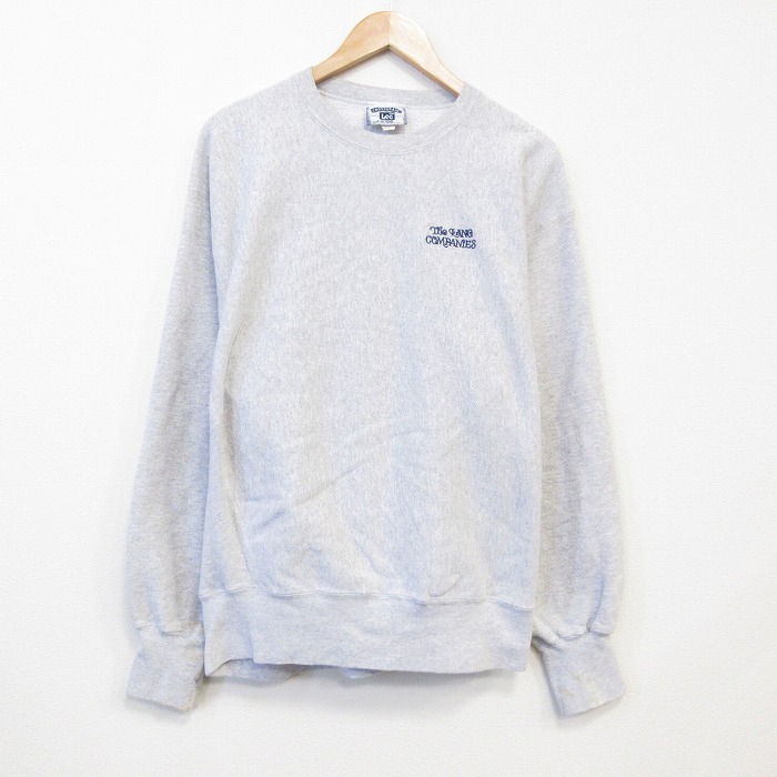 XL★古着 リー Lee 長袖 スウェット メンズ 00年代 00s COMPANIES クルーネック 薄グレー 霜降り 25nov12