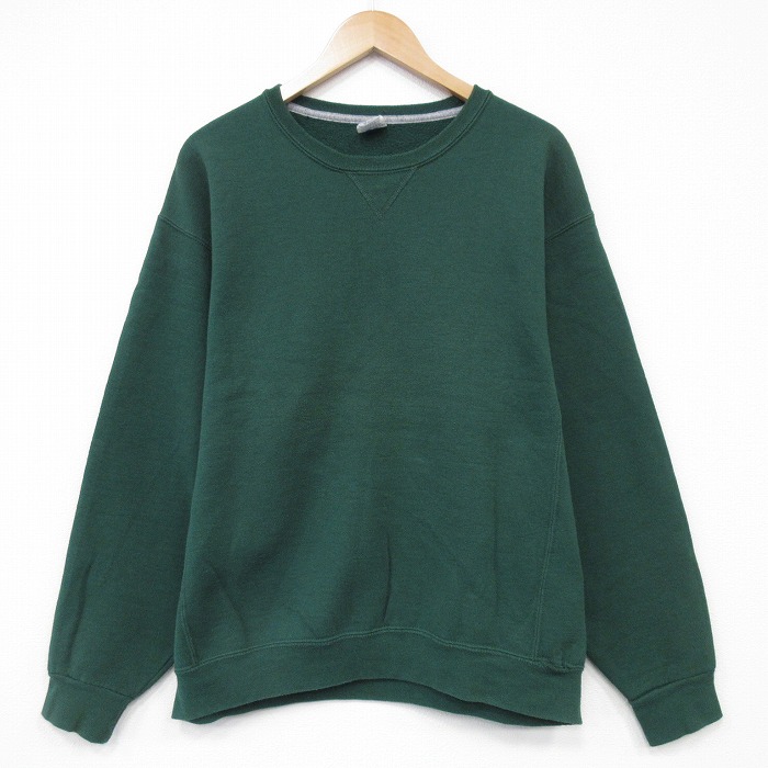 ラッセル 00s 長袖スウェット グリーン XL | 古着
