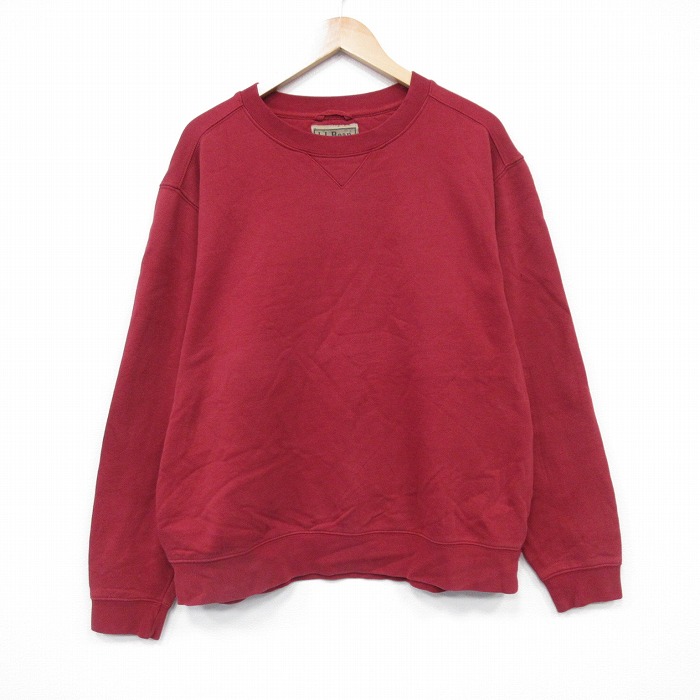 エルエルビーン 長袖スウェット レッド XL | 古着