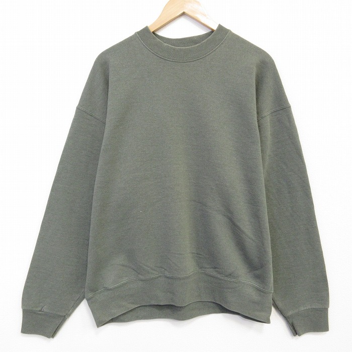 00s 長袖スウェット グリーン XL | 古着