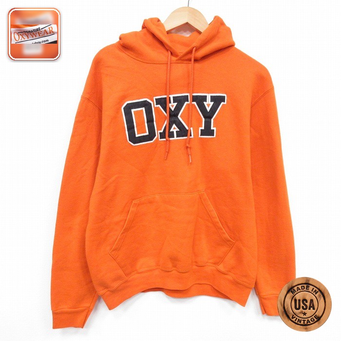 OXY 長袖パーカー オレンジ L | 古着