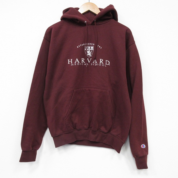M★古着 チャンピオン champion 長袖 スウェット パーカー メンズ 00年代 00s ハーバード エンジ 25nov19