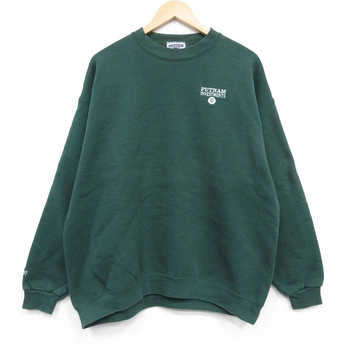 リー 90s 長袖スウェット PUTNAM グリーン XL | 古着