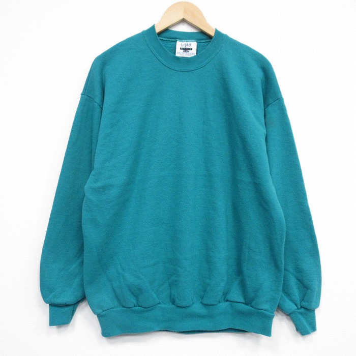 90s 長袖スウェット グリーン L | 古着