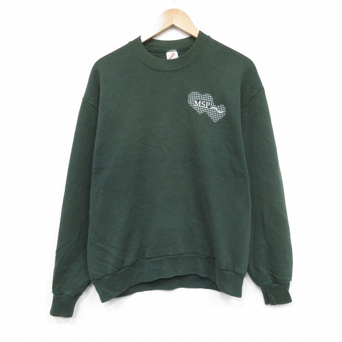 ジャージーズ 90s 長袖スウェット MSP グリーン M | 古着