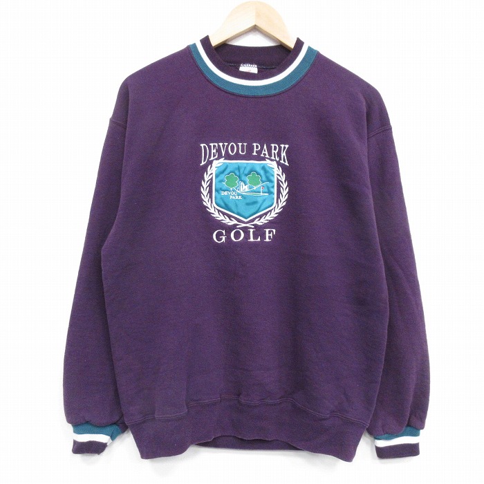 ジャージーズ 90s 長袖スウェット ゴルフ パープル M | 古着