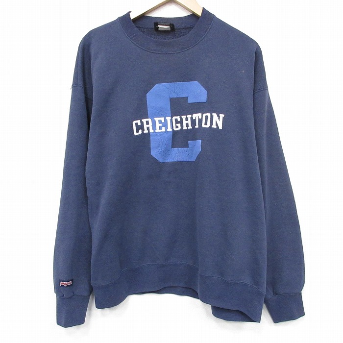 ジャンスポーツ 90s 長袖スウェット ネイビー L | 古着