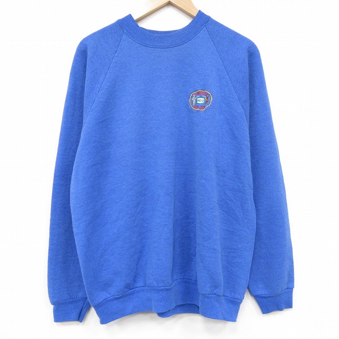 スクリーンスターズ 90s 長袖スウェット HESS ブルー XL | 古着