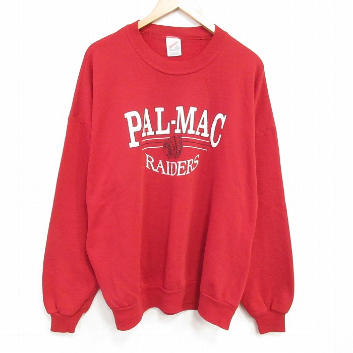 ジャージーズ 90s 長袖スウェット インディアン レッド XL | 古着