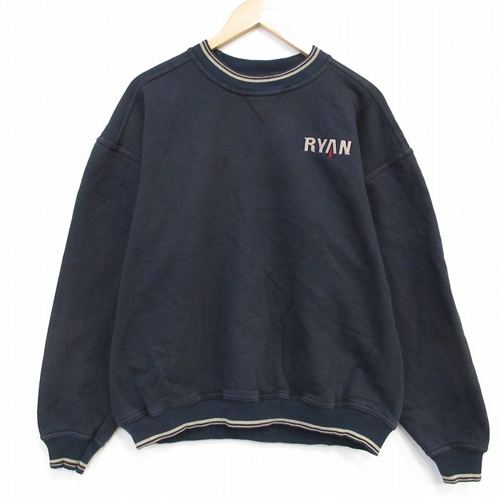 00s 長袖スウェット RYAN ブラック XL | 古着