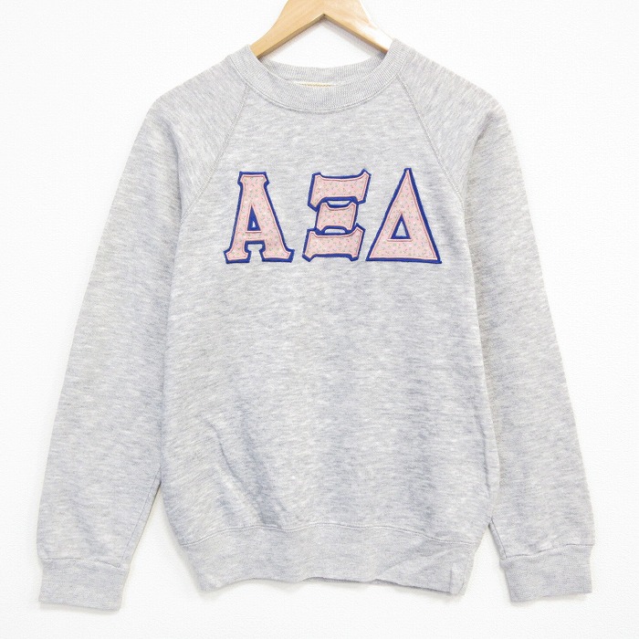 【50%OFF】セントジョンズベイ 90s 長袖スウェット ギリシャ文字 グレー S | 古着