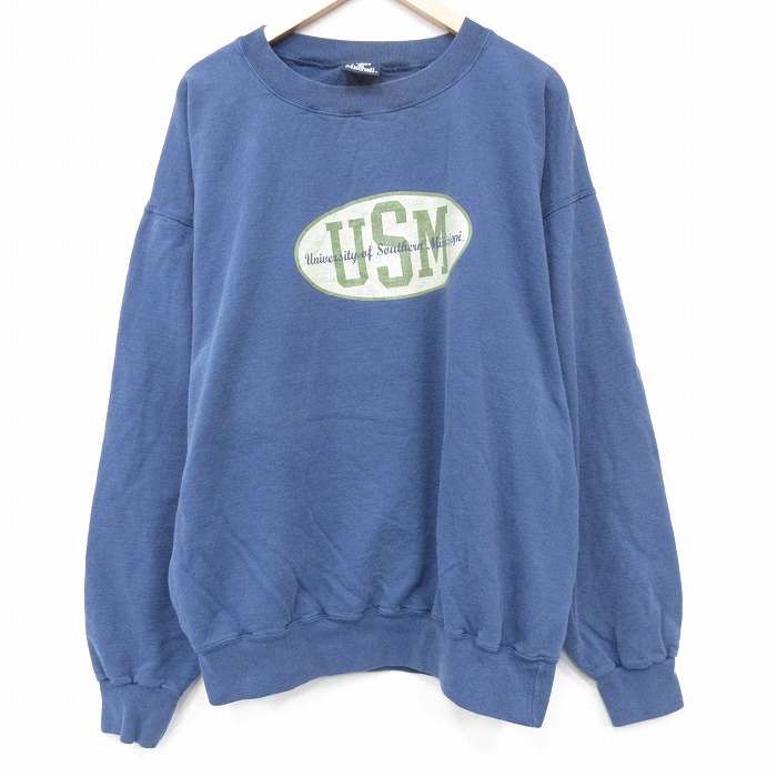 00s 長袖スウェット ネイビー XL | 古着