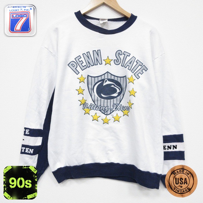 【50%OFF】90s 長袖スウェット PENN ホワイト M | 古着