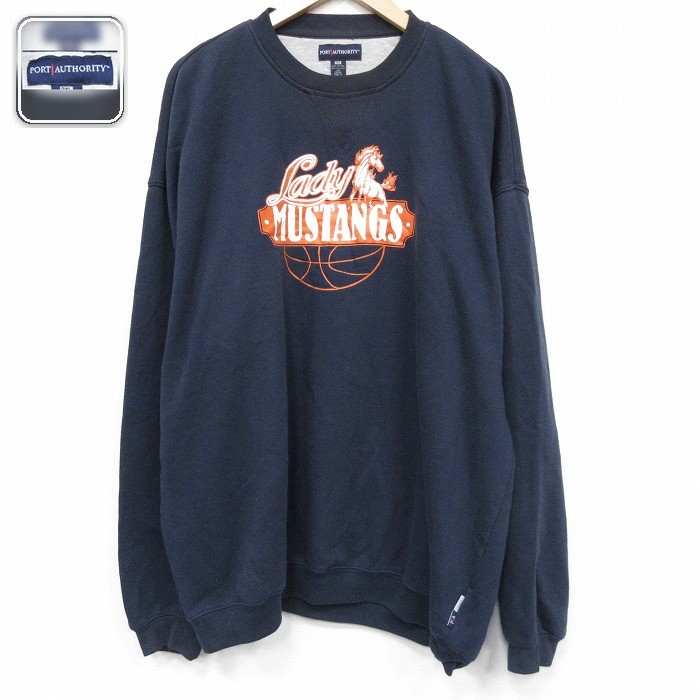 【50%OFF】長袖スウェット バスケットボール ネイビー XL | 古着