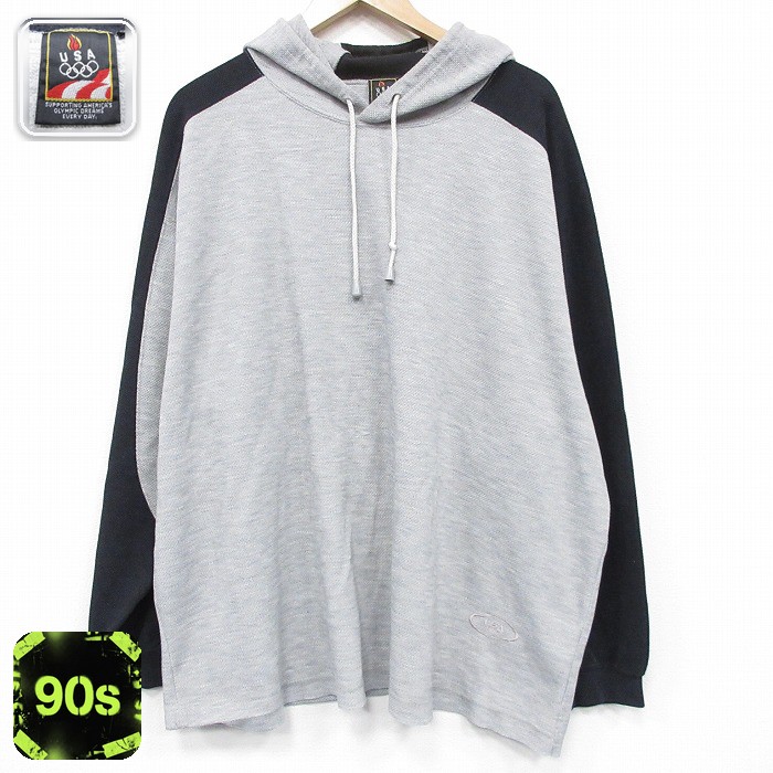 【50%OFF】90s パーカー USAオリンピック グレー XL | 古着