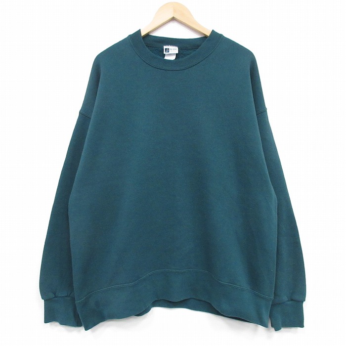 90s 長袖スウェット グリーン XL | 古着
