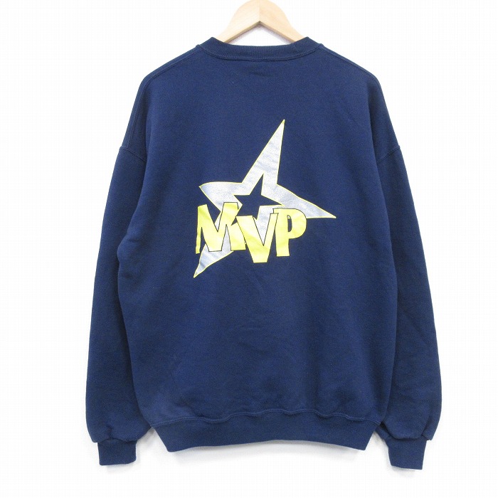 ジャージーズ 00s 長袖スウェット MVP ネイビー XL | 古着
