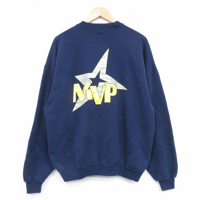 ジャージーズ 00s 長袖スウェット MVP ネイビー XL | 古着