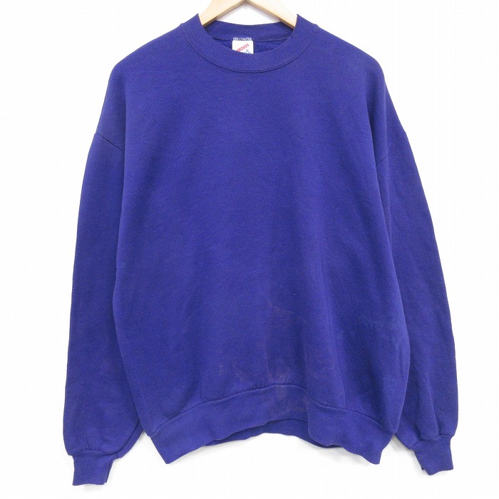 ジャージーズ 90s 長袖スウェット 青紫 L | 古着