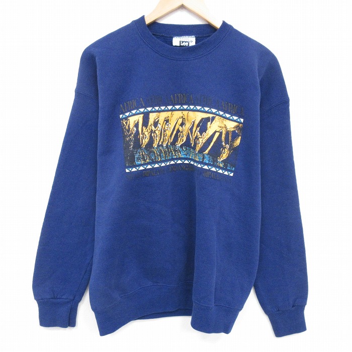 リー 90s 長袖スウェット シカ ネイビー L | 古着