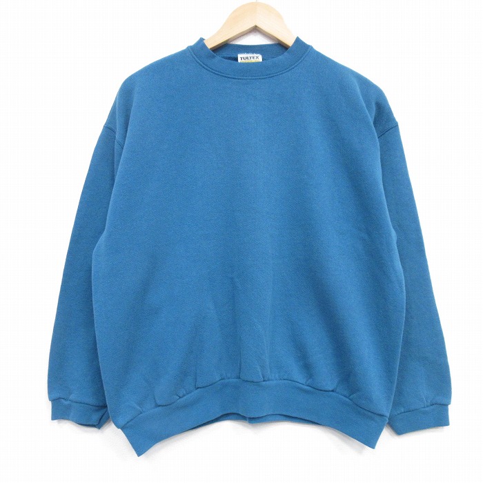 TULTEX 90s 長袖スウェット ブルー L | 古着