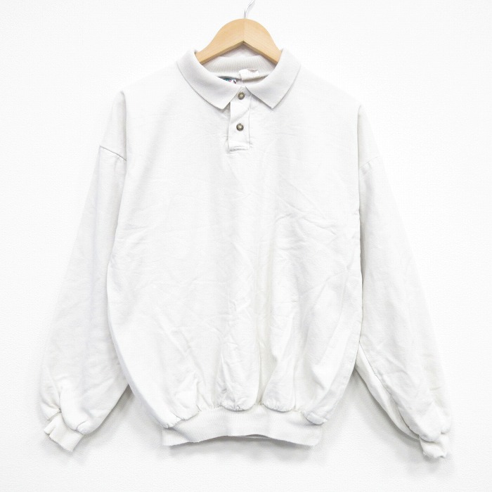 90s 長袖トップス ホワイト L | 古着