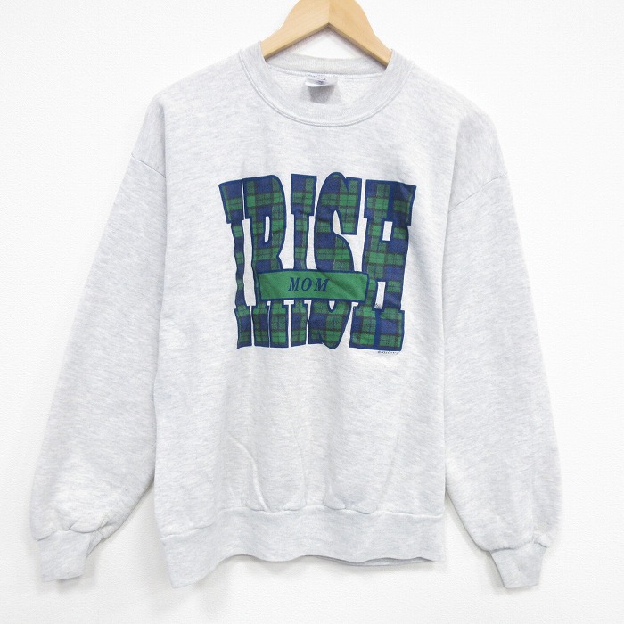 ジャージーズ 90s 長袖スウェット アイリッシュ グレー L | 古着