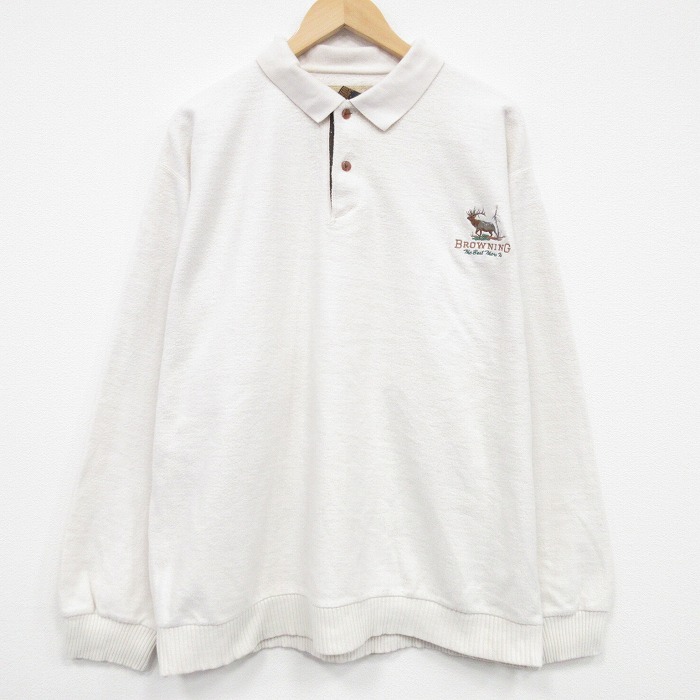 BROWNING 長袖トップス シカ ベージュ XL | 古着