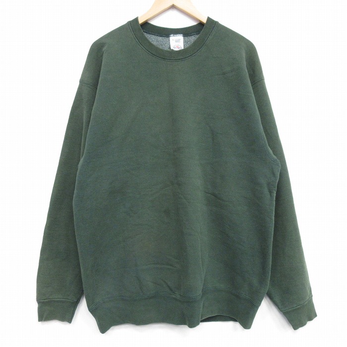 90s 長袖スウェット グリーン L | 古着