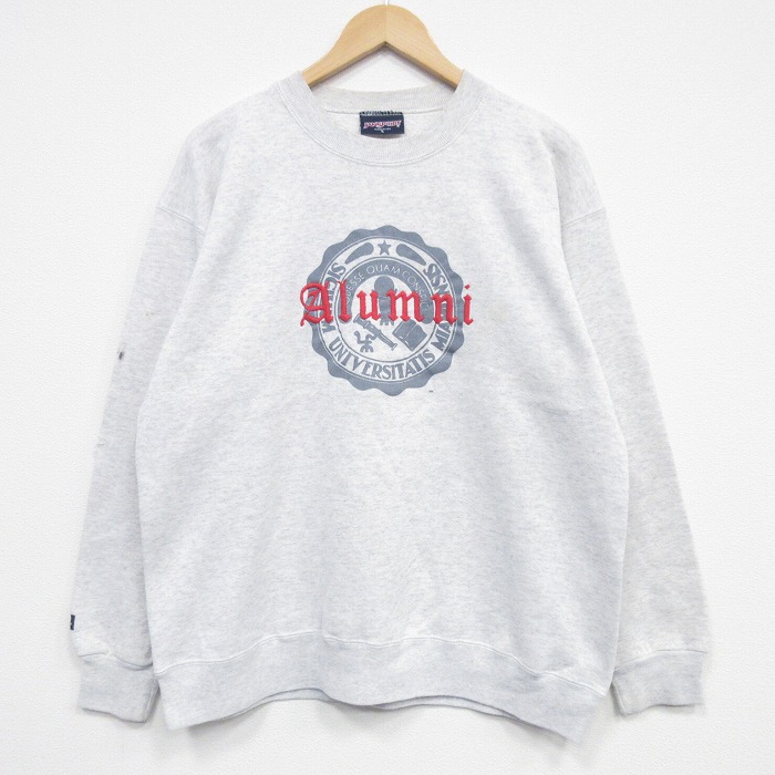 ジャンスポーツ 90s 長袖スウェット Alumni グレー L | 古着