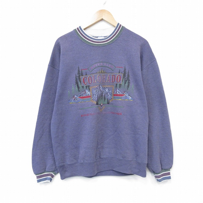 ジャージーズ 90s 長袖スウェット コロラド パープル L | 古着