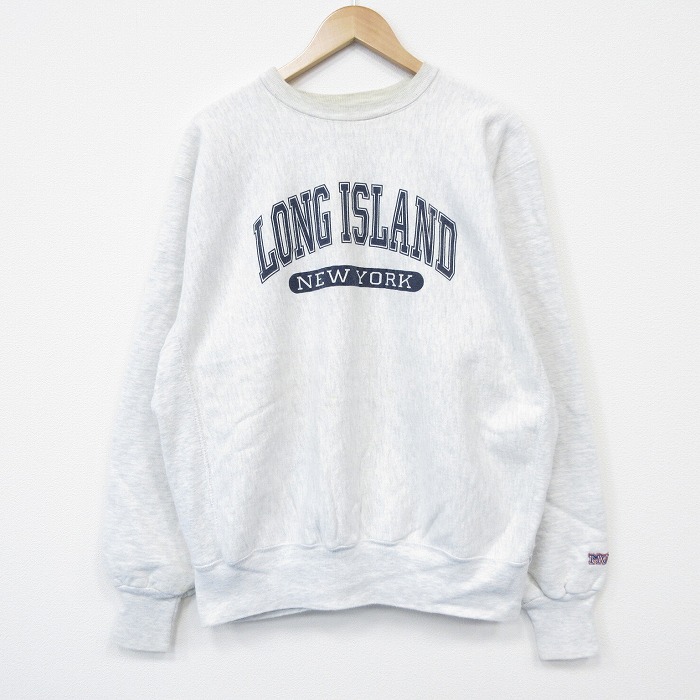 MVスポーツ 90s 長袖スウェット ニューヨーク グレー XL | 古着