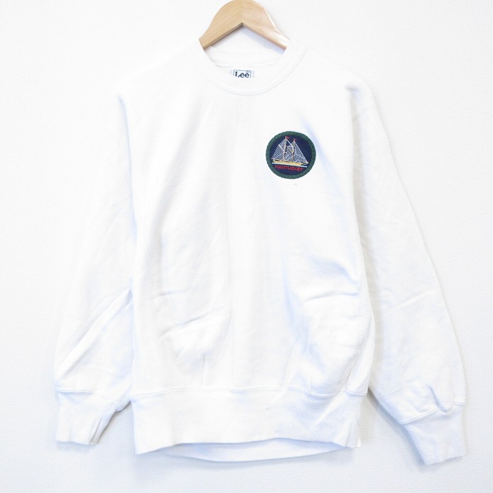 リー 90s 長袖スウェット 船 ホワイト L | 古着
