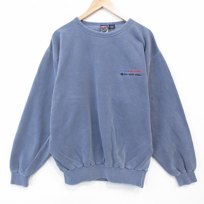 00s 長袖スウェット ネイビー XL | 古着