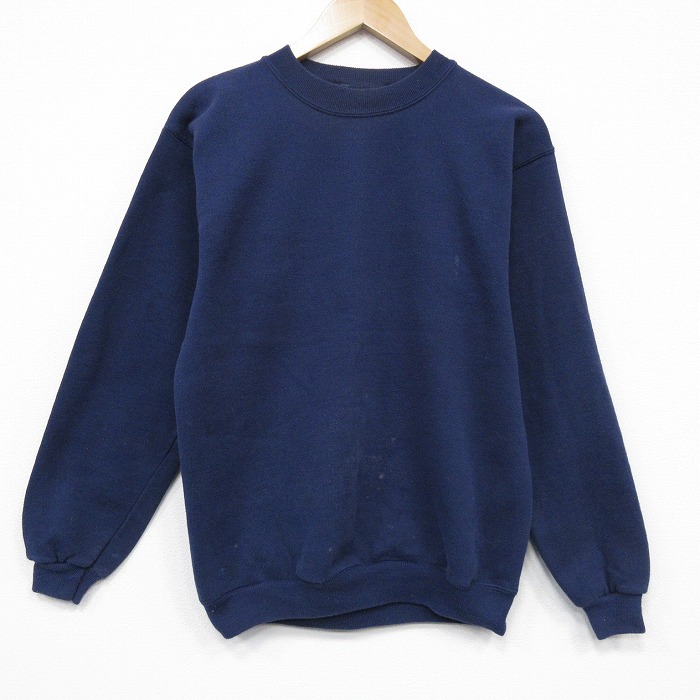 ヘインズ 90s 長袖スウェット ネイビー S | 古着