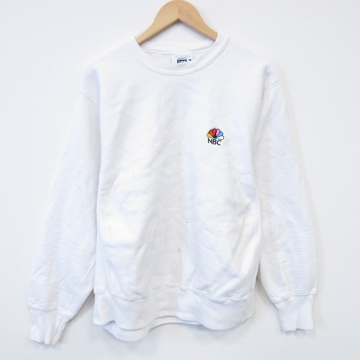 リー 90s 長袖スウェット NBC ホワイト L | 古着