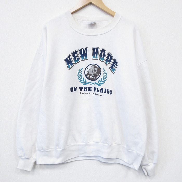 ジャージーズ 90s 長袖スウェット パイソン ホワイト XL | 古着