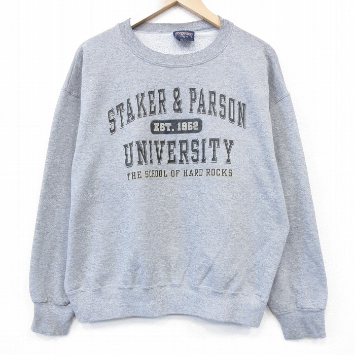 ジャンスポーツ 90s 長袖スウェット STAKER グレー XL | 古着
